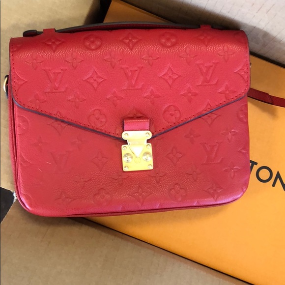 Louis Vuitton Handbags - Brand NWT!! Louis Vuitton Pochette Métis Red LV